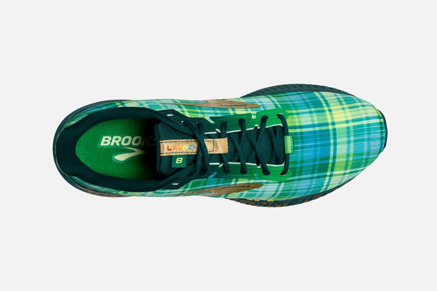 Brooks Launch 8 Road Loopschoenen Dames - Groen/Goud - 274095TIK